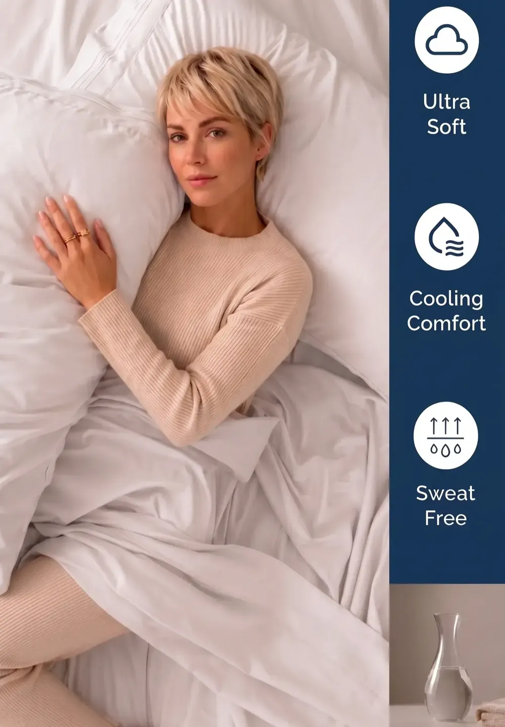 Girl Sleeping on Miracle Sheets 